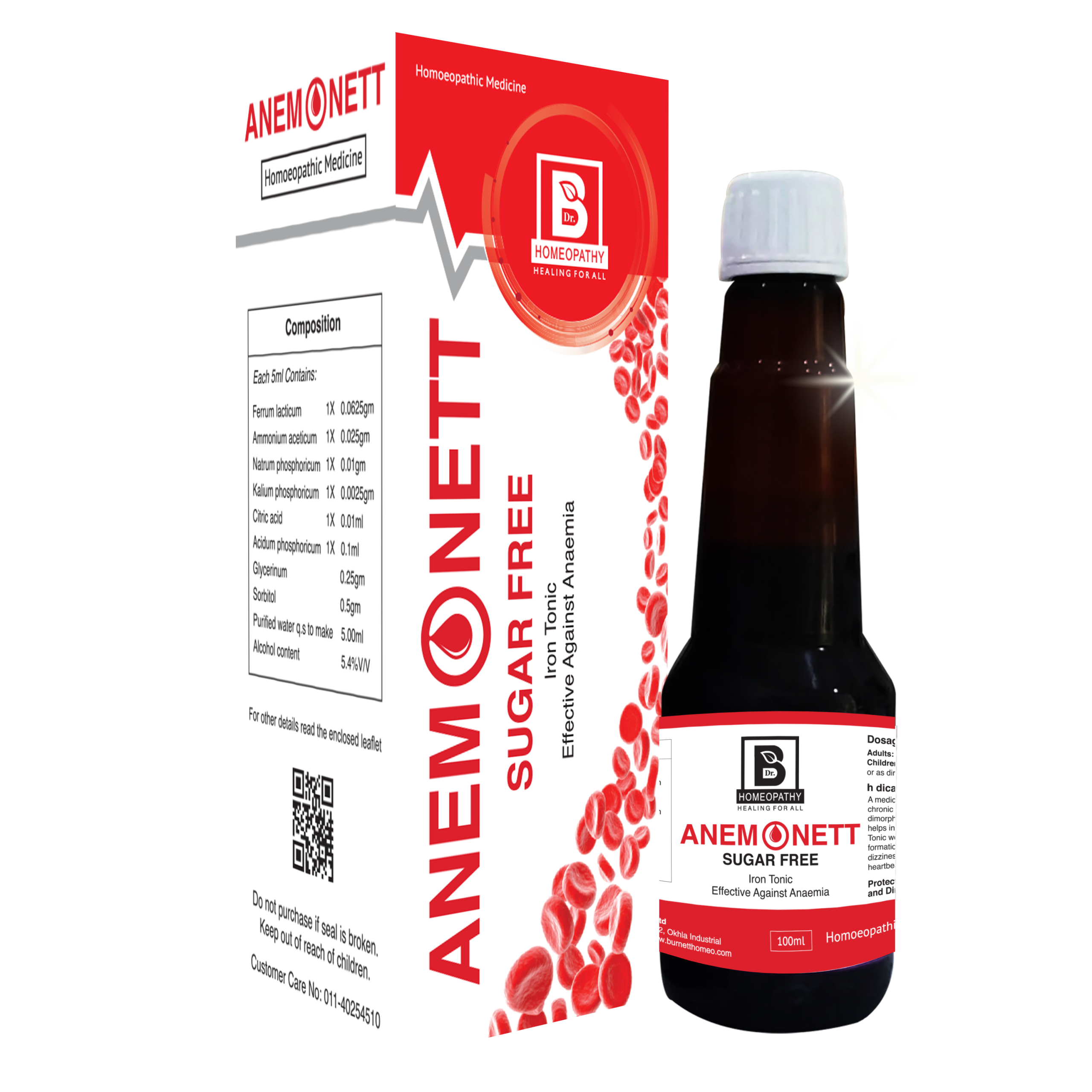 Anemonett-syrup-1.png ANEMONETT SUGAR FREE - Image 1